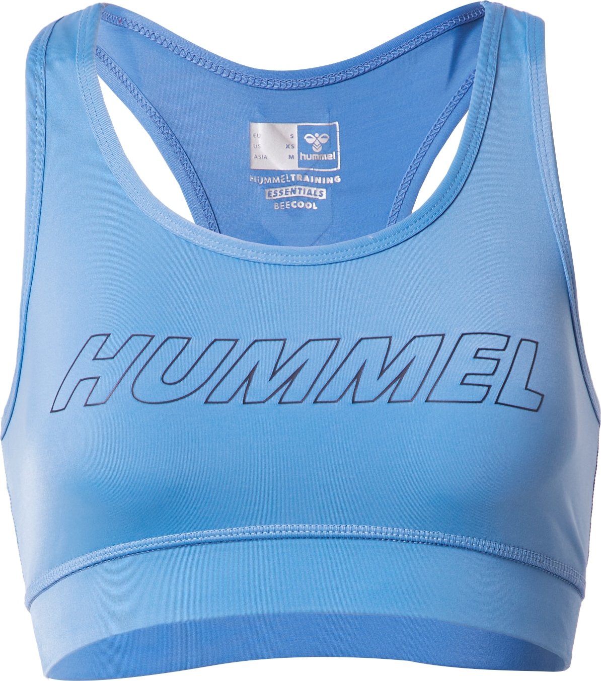 Hummel Sportovní podprsenka 'Tola' námořnická modř / světlemodrá / bílá