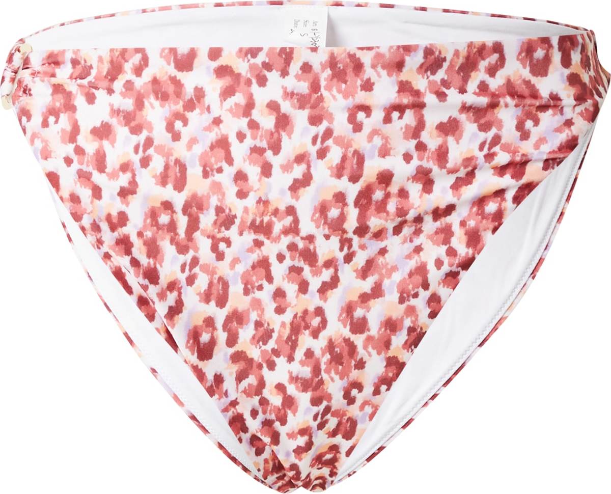 Hunkemöller Spodní díl plavek 'Tobago' světlemodrá / růže / starorůžová / bílá