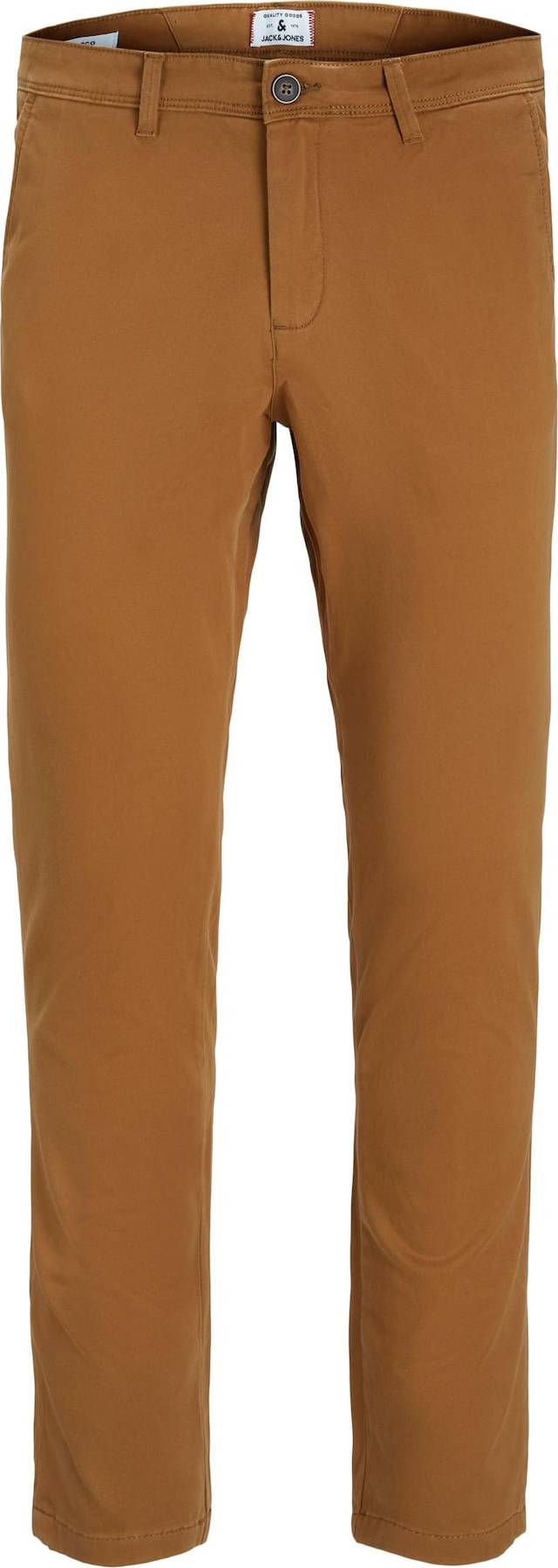 JACK & JONES Chino kalhoty 'Marco' karamelová