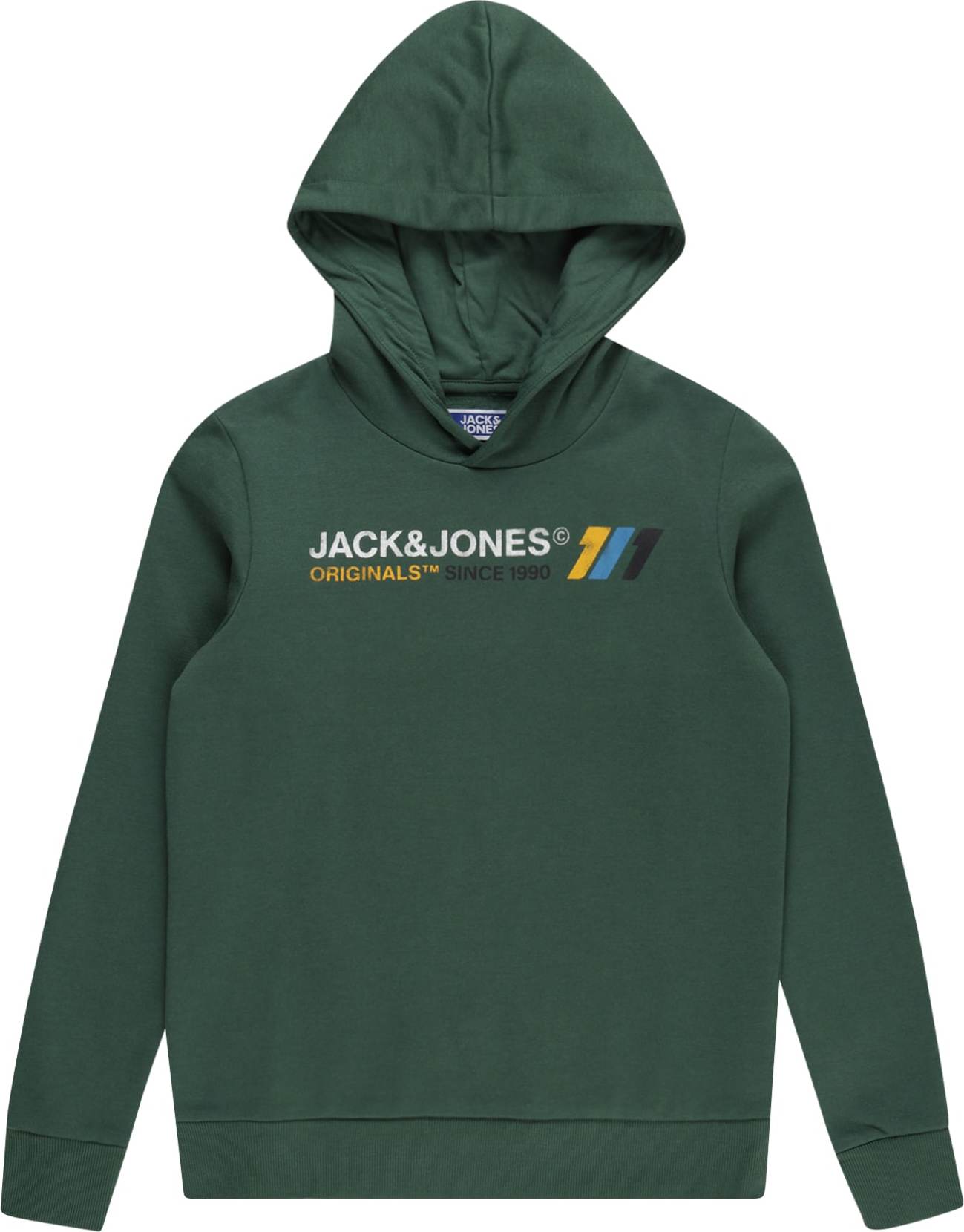 Jack & Jones Junior Mikina trávově zelená / mix barev