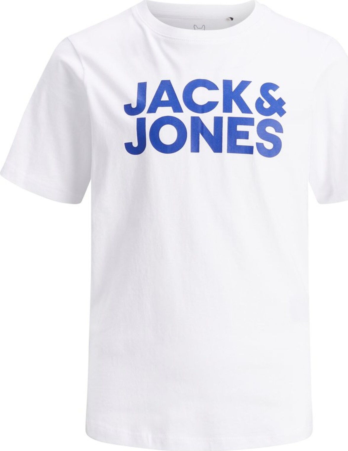 Jack & Jones Junior Tričko 'Ecorp' modrá / bílá