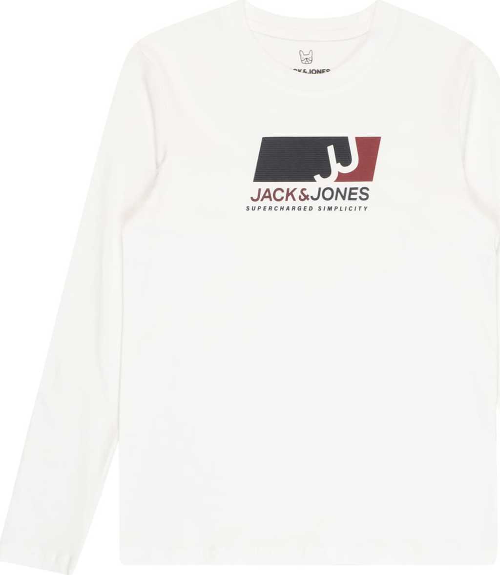 Jack & Jones Junior Tričko modrá / červená / bílá