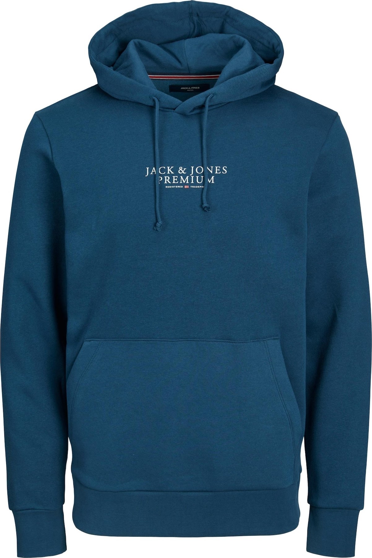 JACK & JONES Mikina 'ARCHIE' noční modrá / pastelově červená / bílá