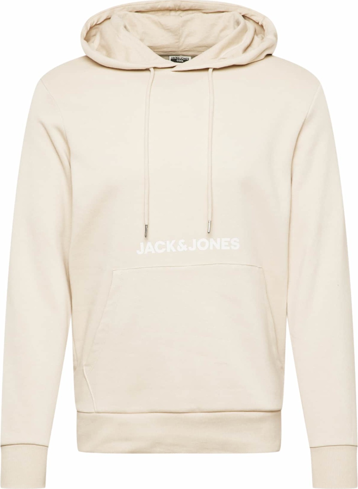 JACK & JONES Mikina béžová / mix barev / bílá