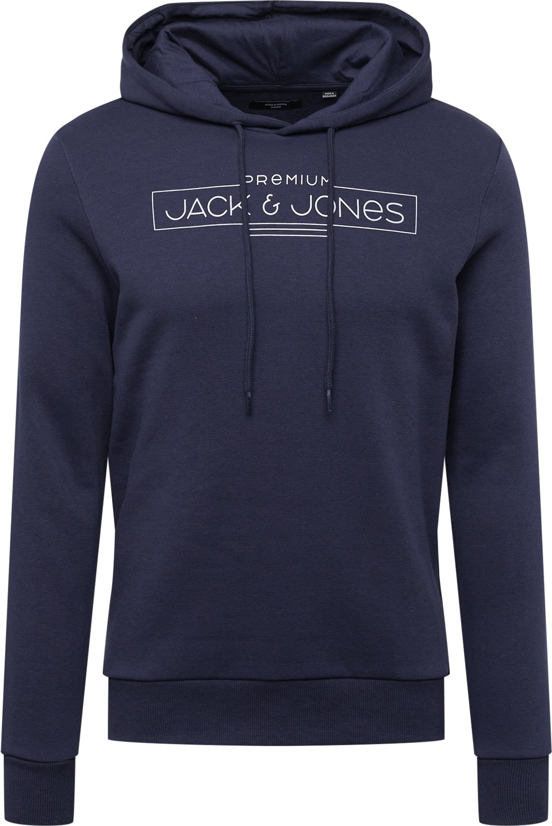 JACK & JONES Mikina námořnická modř / bílá