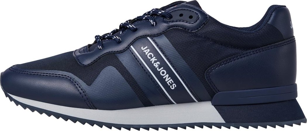 JACK & JONES Tenisky 'Galaxia' námořnická modř / bílá