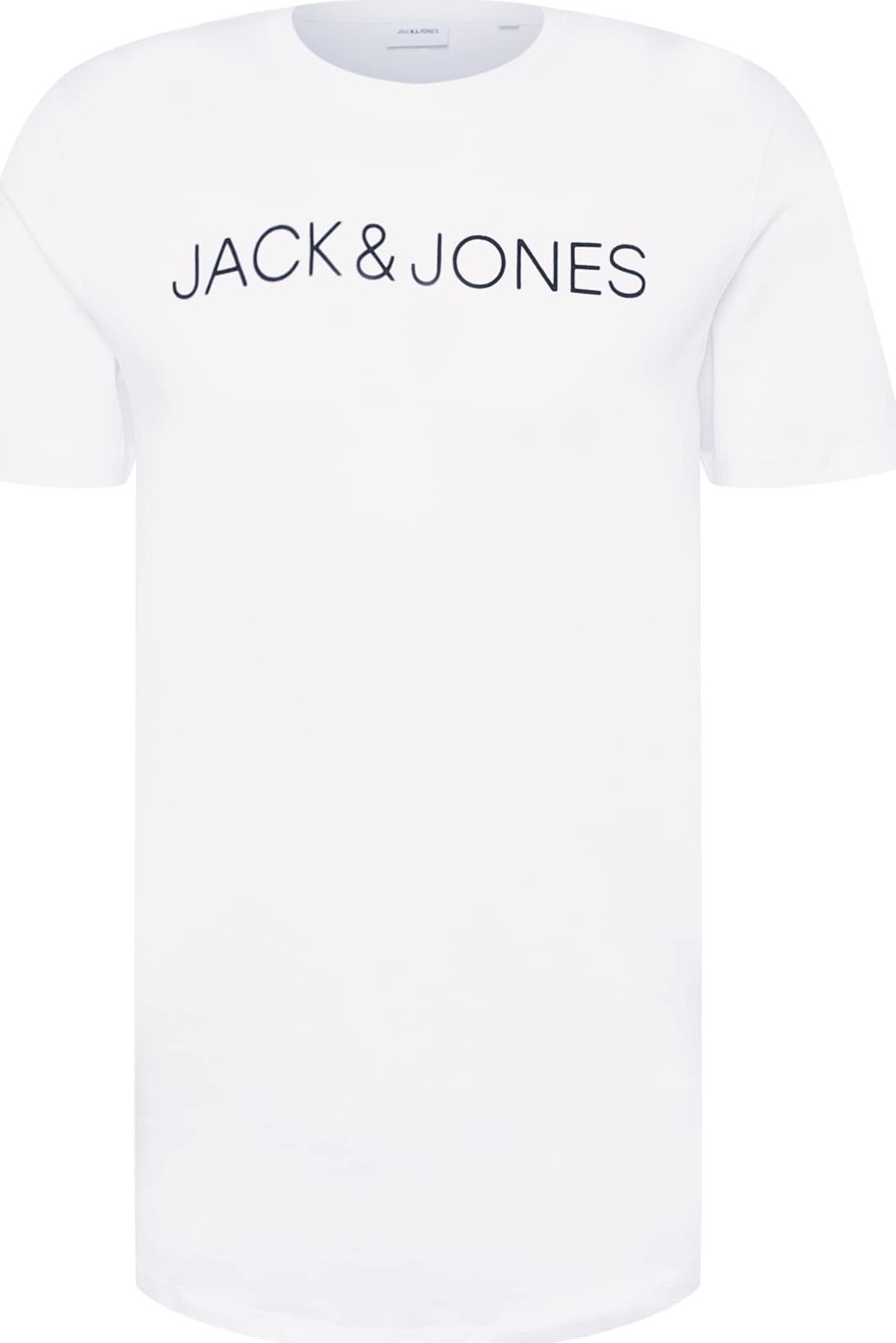 JACK & JONES Tričko černá / bílá