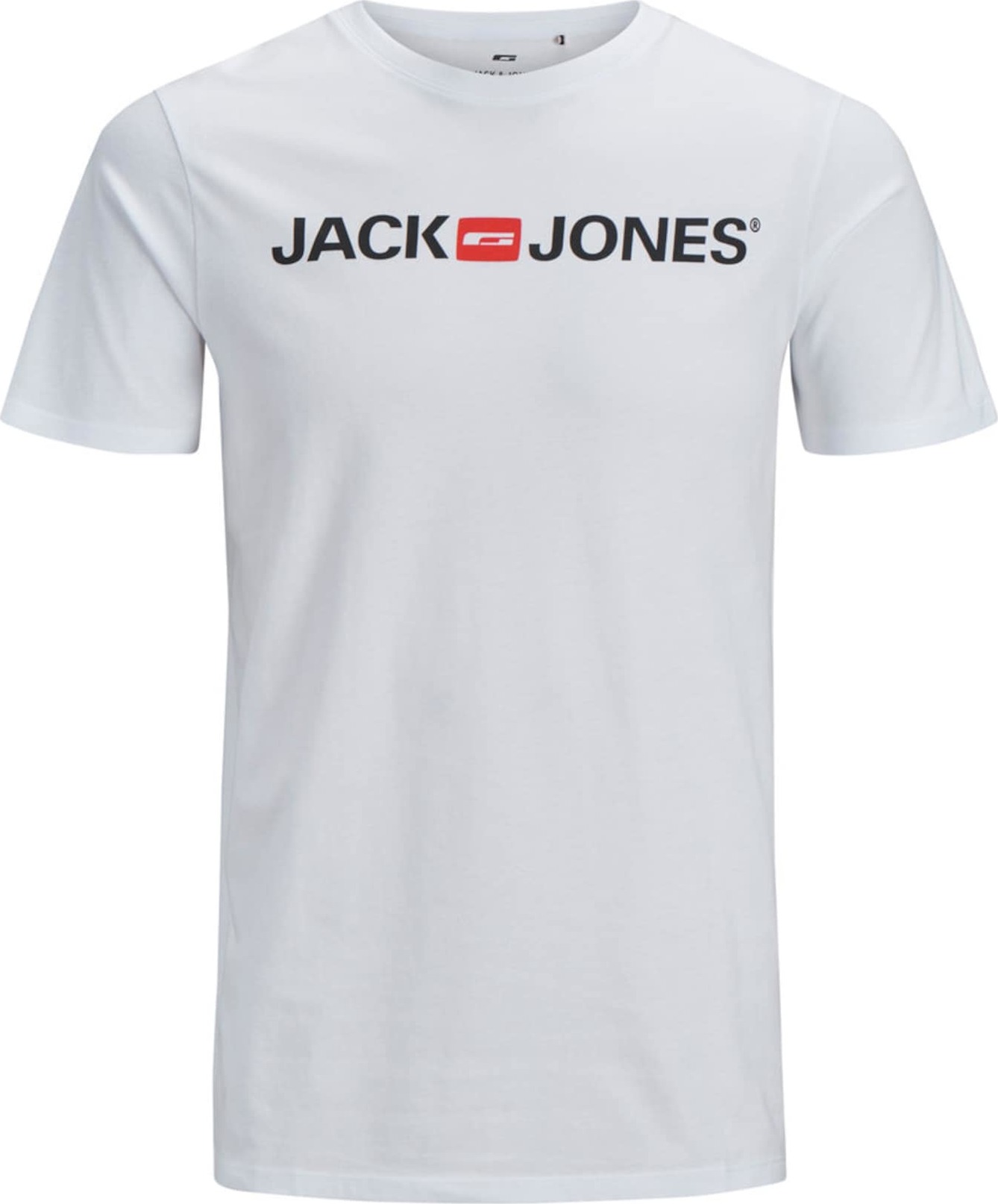 JACK & JONES Tričko červená / černá / bílá