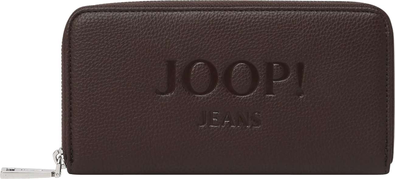 JOOP! Jeans Peněženka 'Lettera Melete' tmavě hnědá