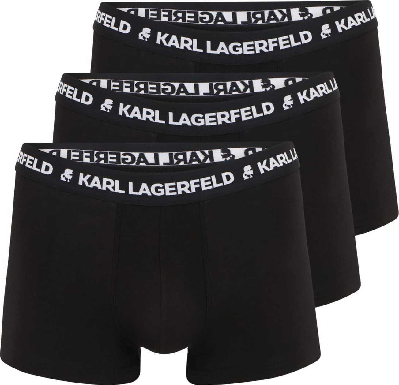 Karl Lagerfeld Boxerky černá / bílá