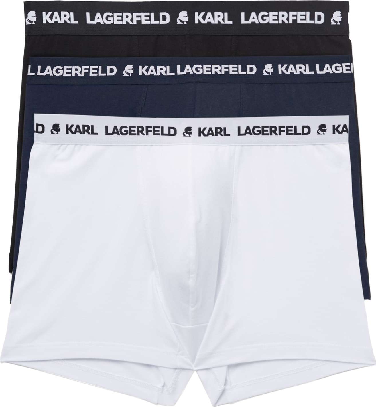 Karl Lagerfeld Boxerky noční modrá / černá / bílá