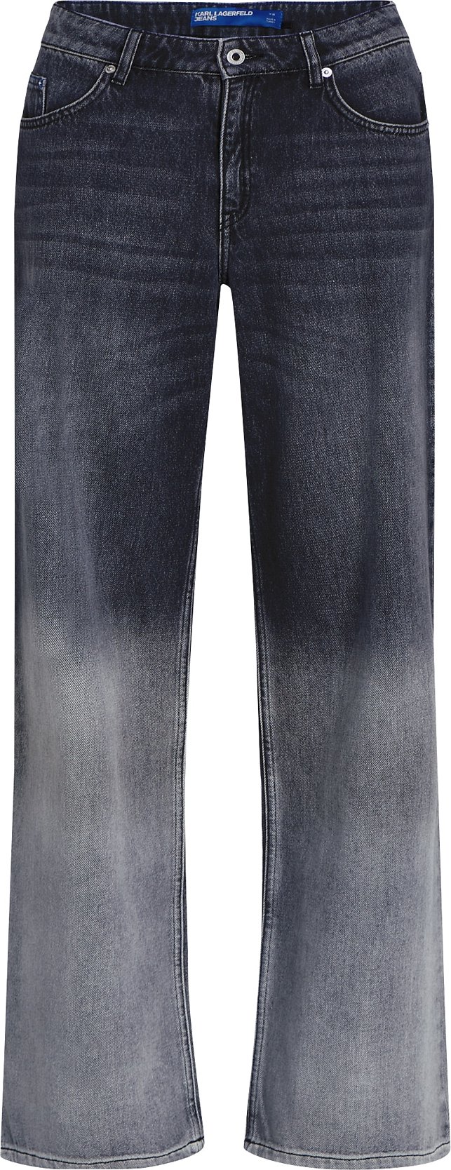 KARL LAGERFELD JEANS Džíny šedá / černá