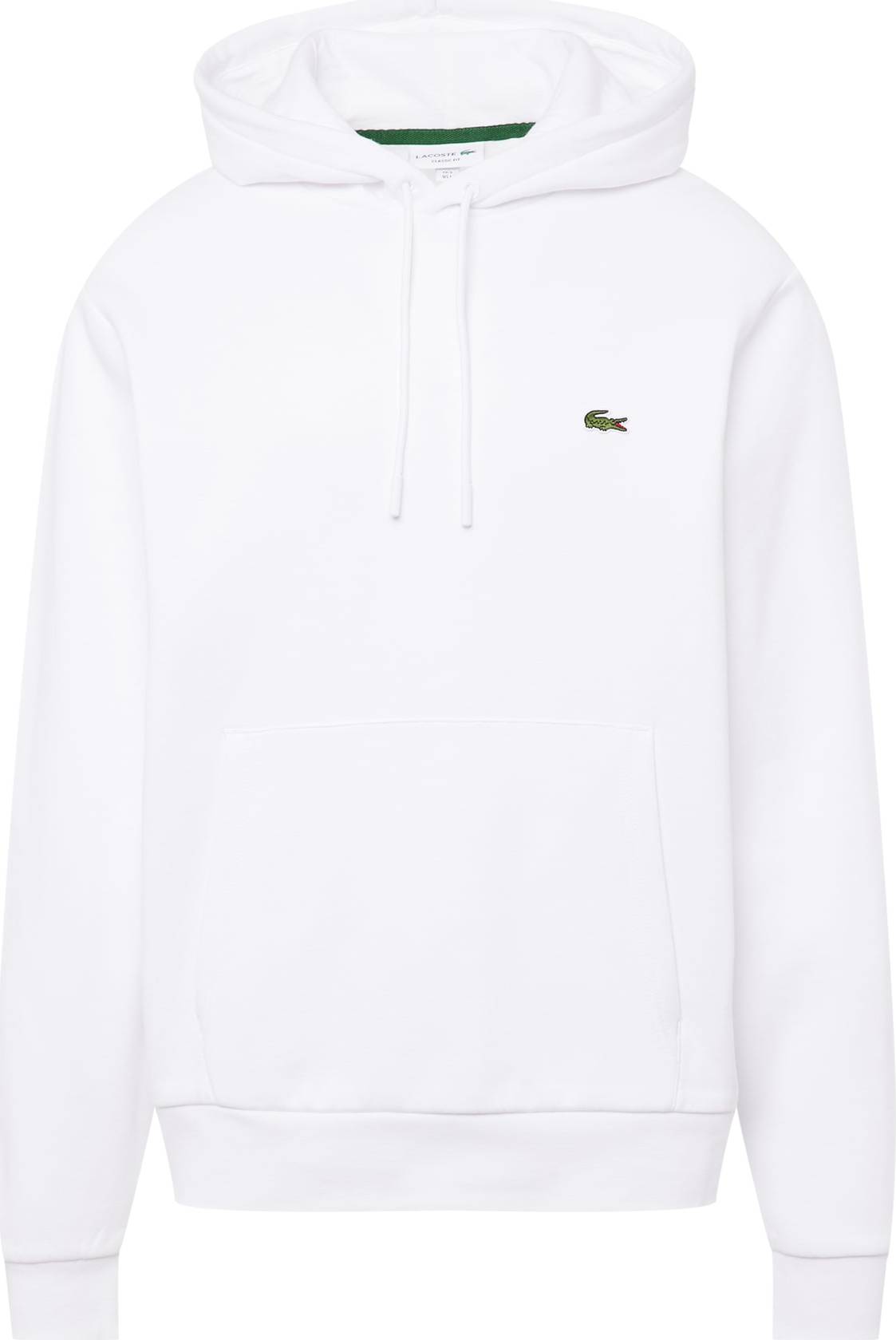 LACOSTE Mikina zelená / červená / offwhite