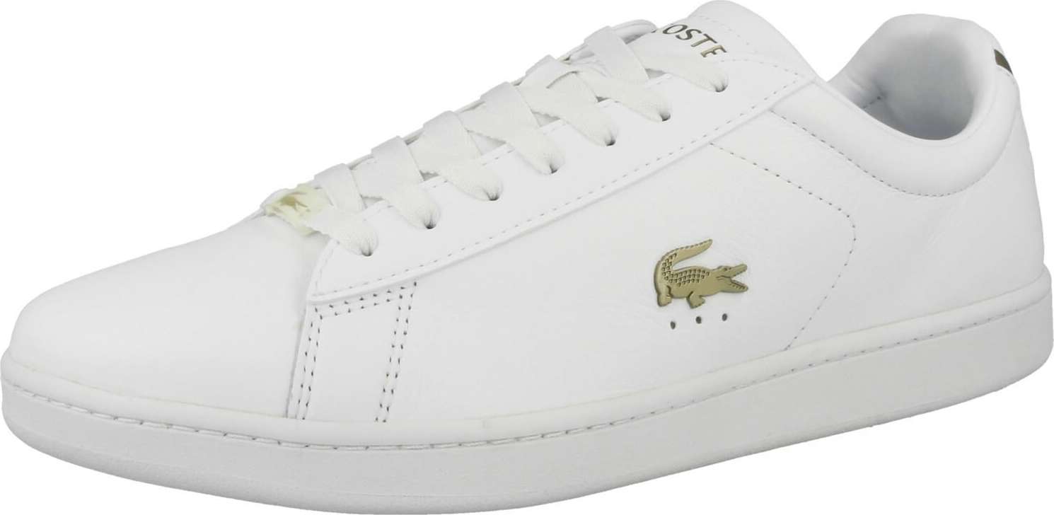 LACOSTE Tenisky 'Carnaby Evo 07213' světle zelená / bílá