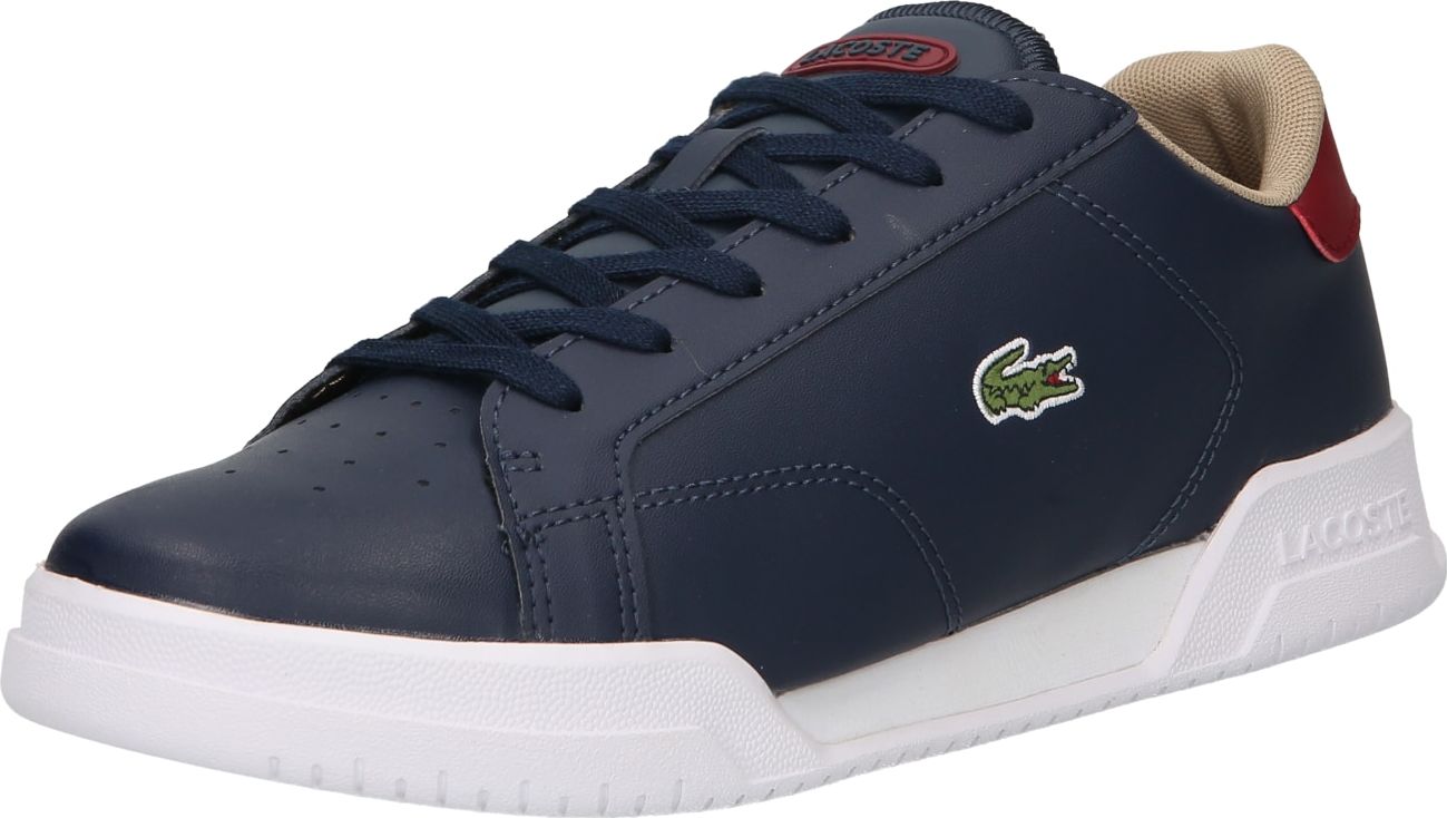 LACOSTE Tenisky marine modrá / zelená / tmavě červená