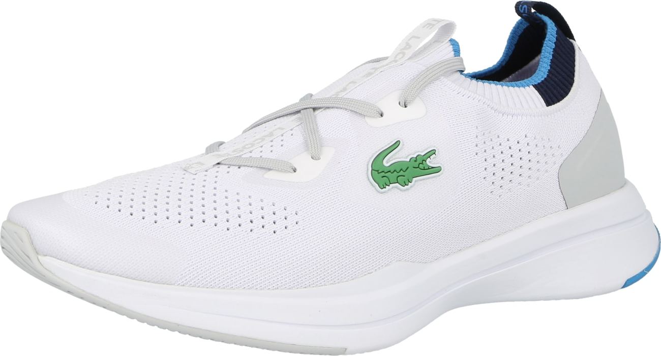 LACOSTE Tenisky 'Run Spin' noční modrá / světlemodrá / zelená / bílá