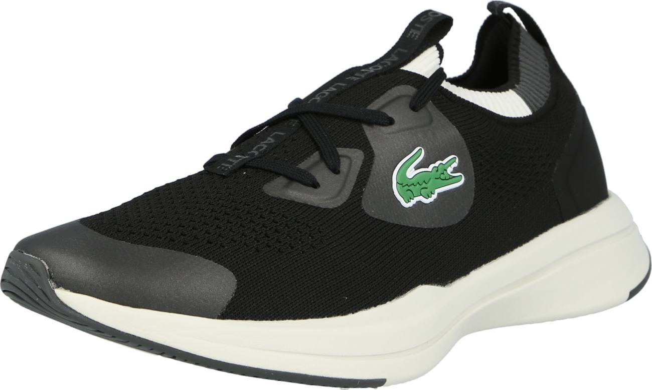 LACOSTE Tenisky 'Run Spin' zelená / černá / bílá