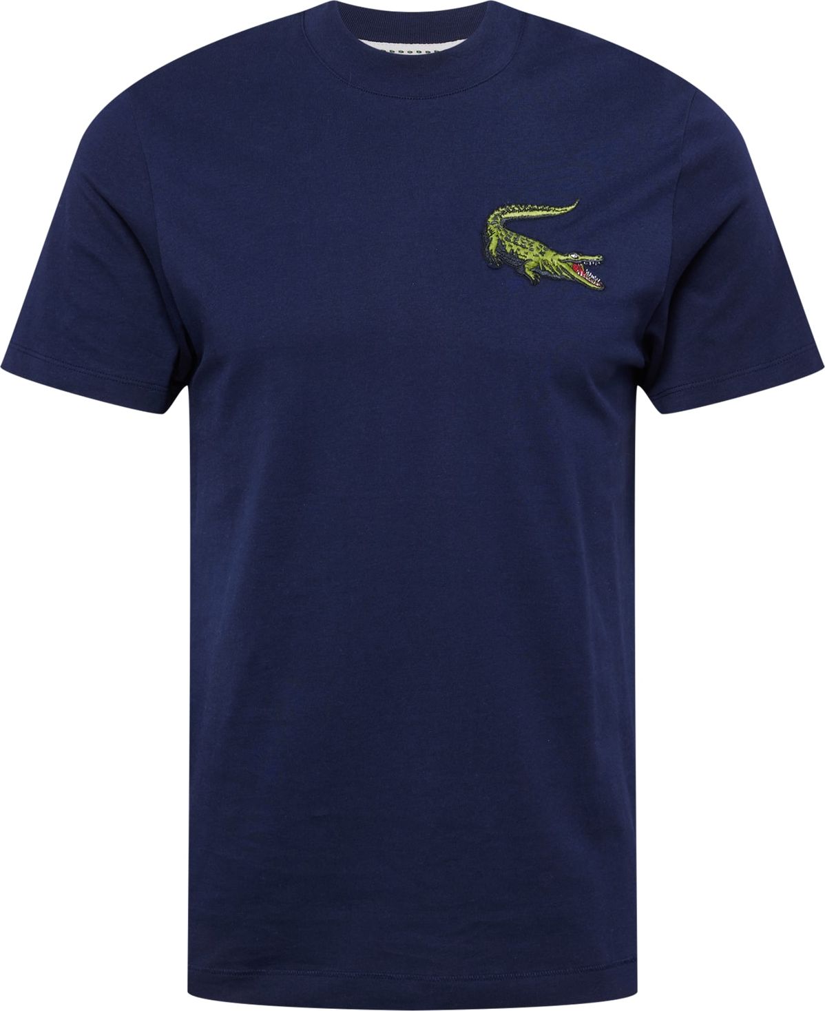 LACOSTE Tričko marine modrá / zelená / červená / bílá