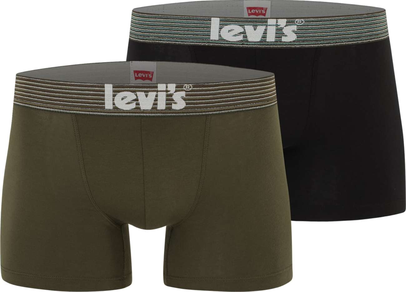 LEVI'S Boxerky tyrkysová / světle šedá / khaki / černá