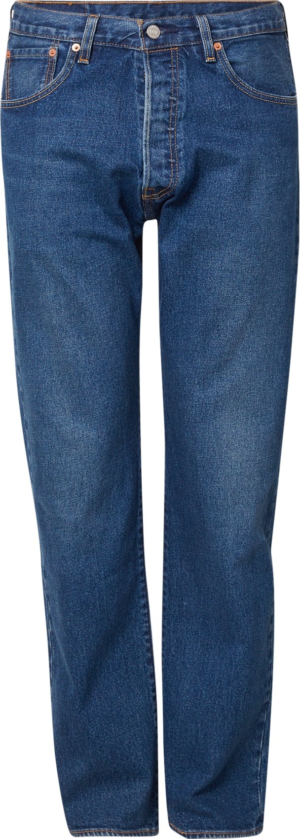 LEVI'S Džíny '501® 93 STRAIGHT MED INDIGO - FLAT FINISH' tmavě modrá