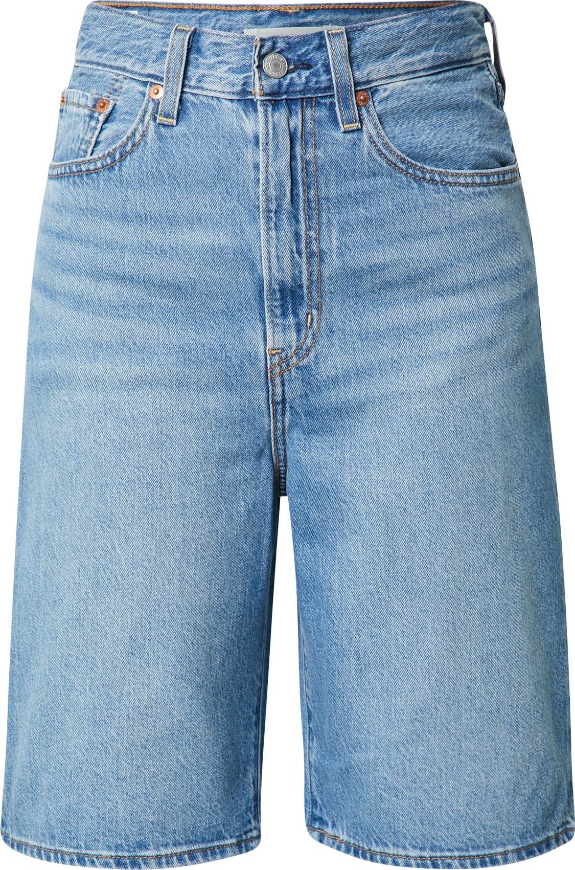 LEVI'S Džíny 'HIGH LOOSE BERMUDA SHORT' modrá džínovina