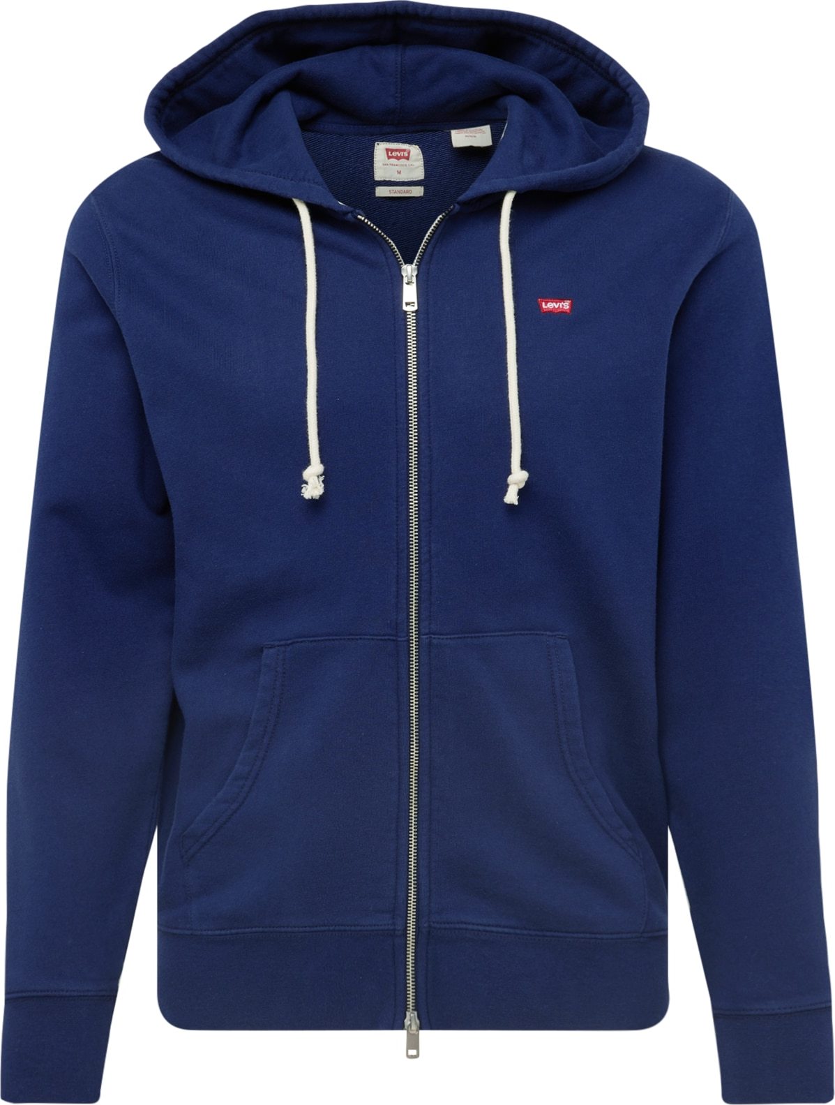 LEVI'S Mikina 'NEW ORIGINAL ZIP UP BLUES' tmavě modrá / červená / bílá