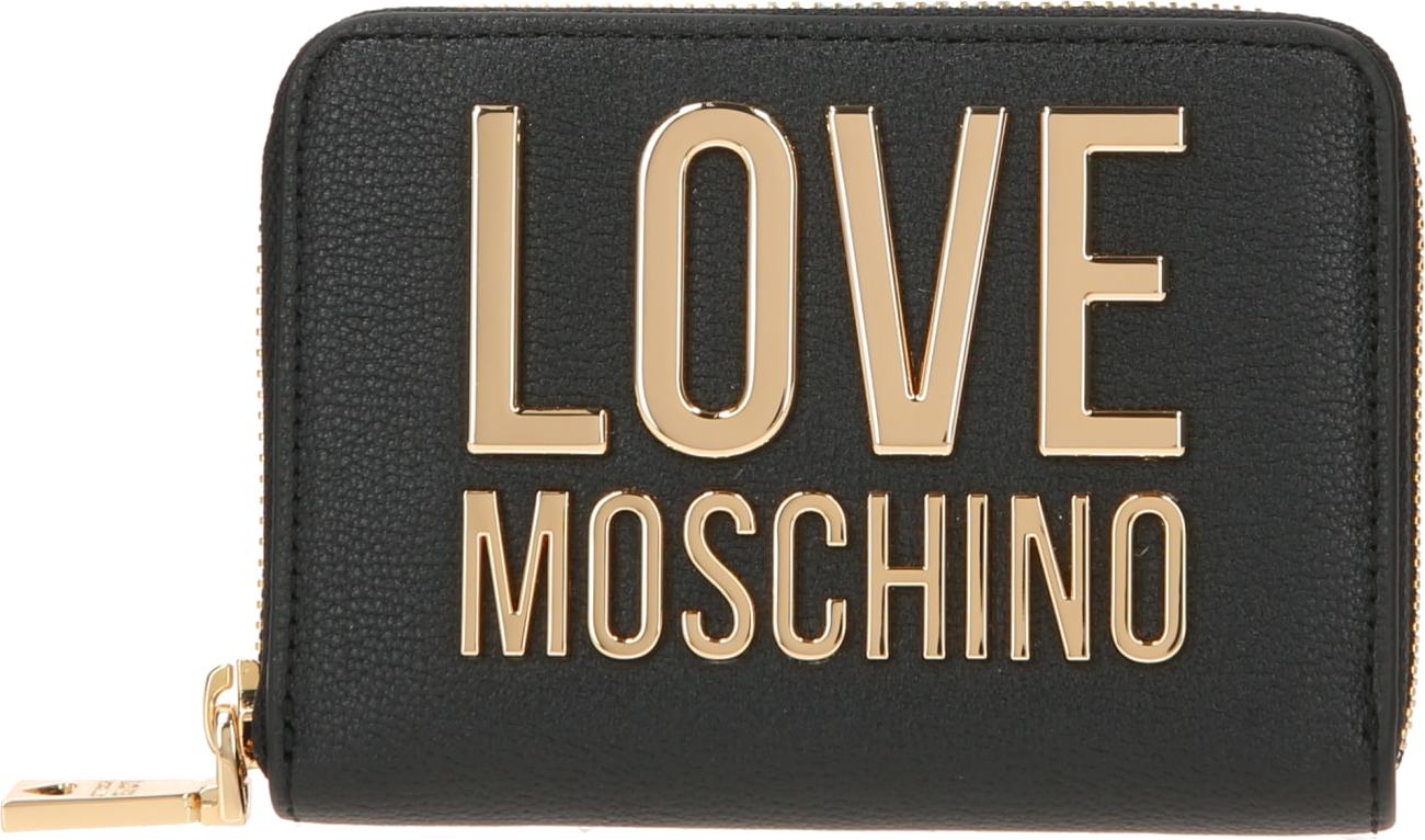 Love Moschino Peněženka zlatá / černá