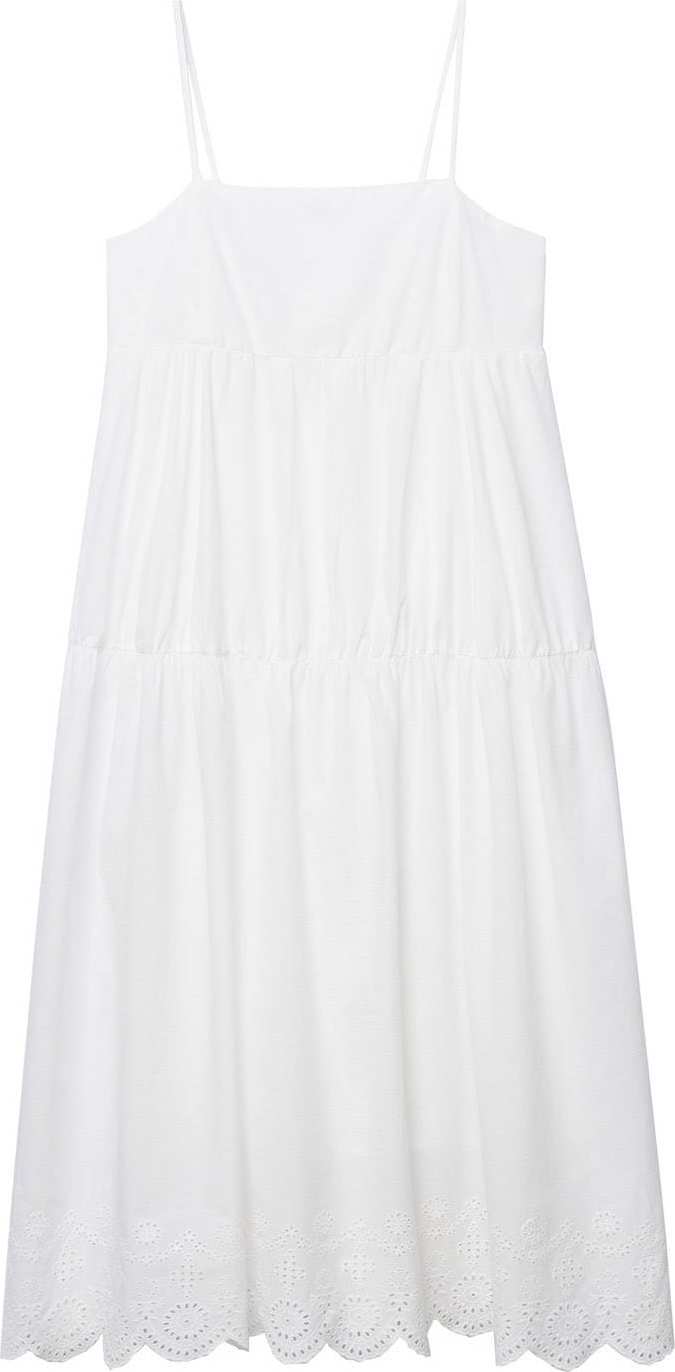 MANGO Letní šaty 'Ceci' bílá