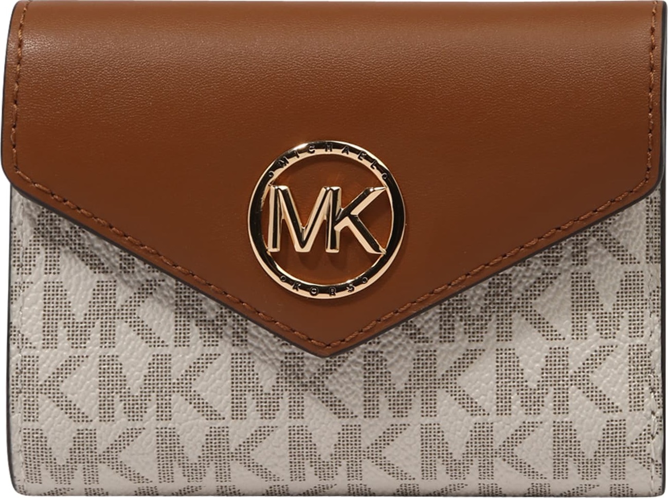 MICHAEL Michael Kors Peněženka 'Greenwich' béžová / hnědá