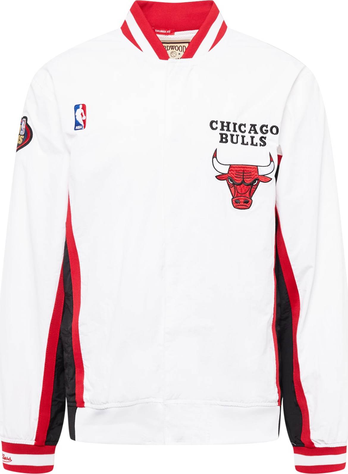 Mitchell & Ness Přechodná bunda červená / černá / bílá