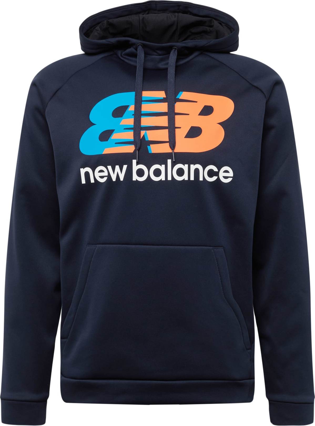 new balance Sportovní mikina 'Tenacity' modrá / tmavě modrá / světle červená / bílá