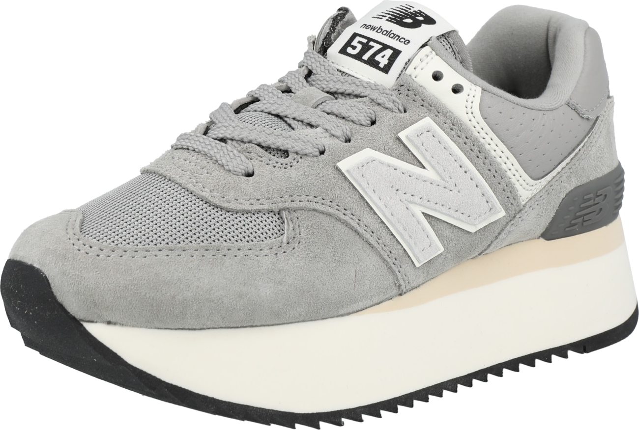 new balance Tenisky béžová / šedá / černá / bílá