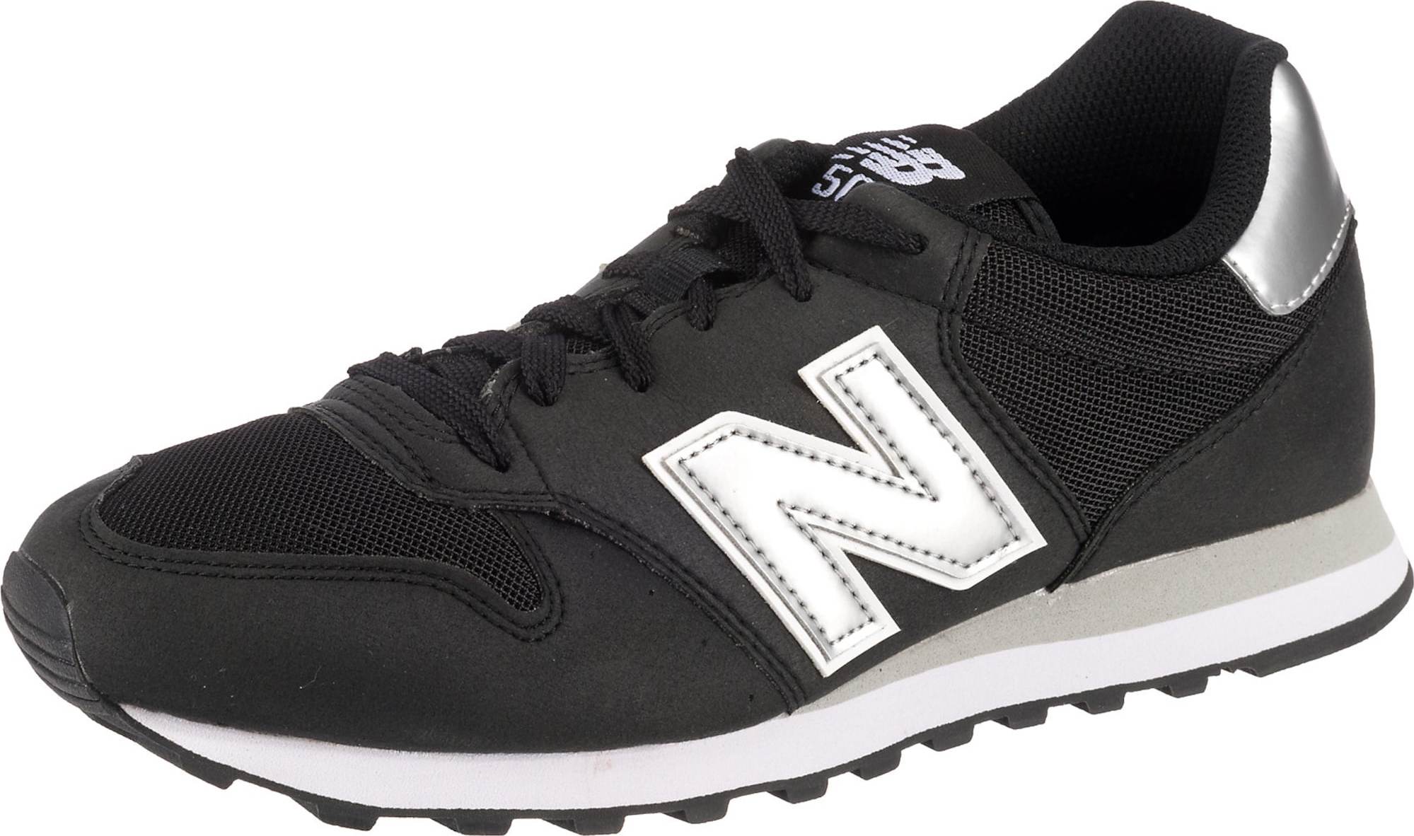 new balance Tenisky černá / stříbrná / bílá