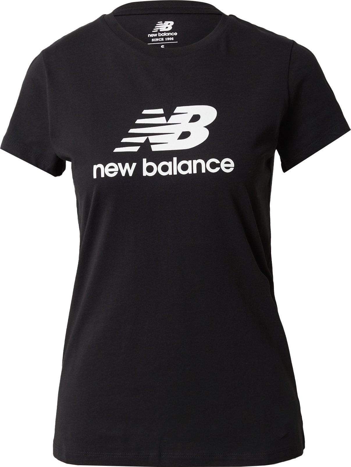 new balance Tričko černá / bílá