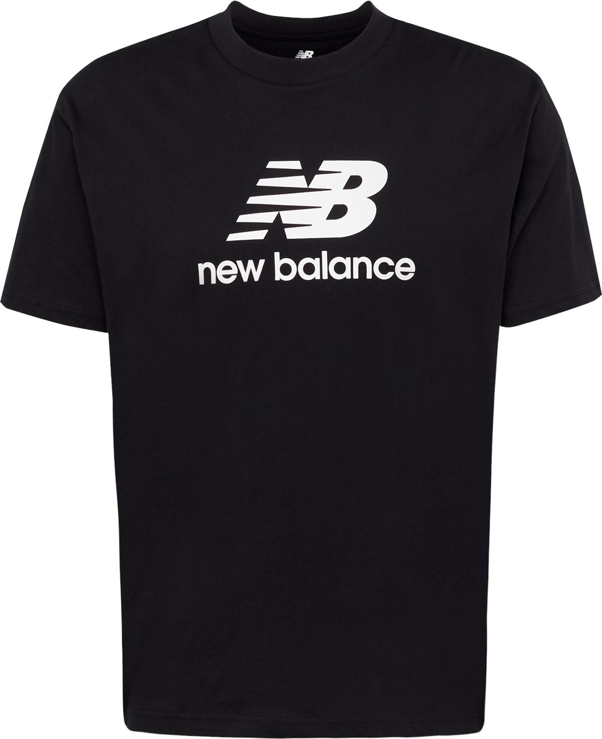 new balance Tričko černá / bílá