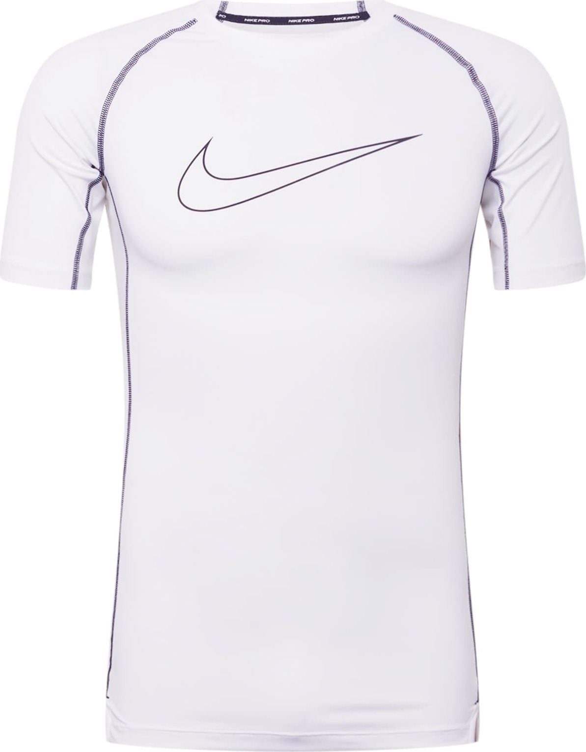 NIKE Funkční tričko černá / bílá