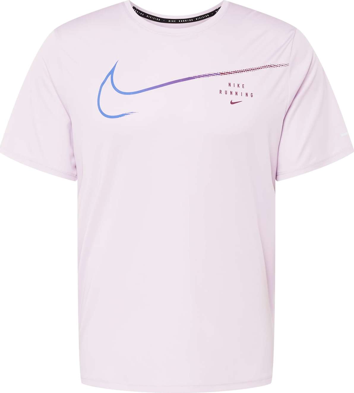 NIKE Funkční tričko 'MILER' modrá / fialová / bobule / růžová