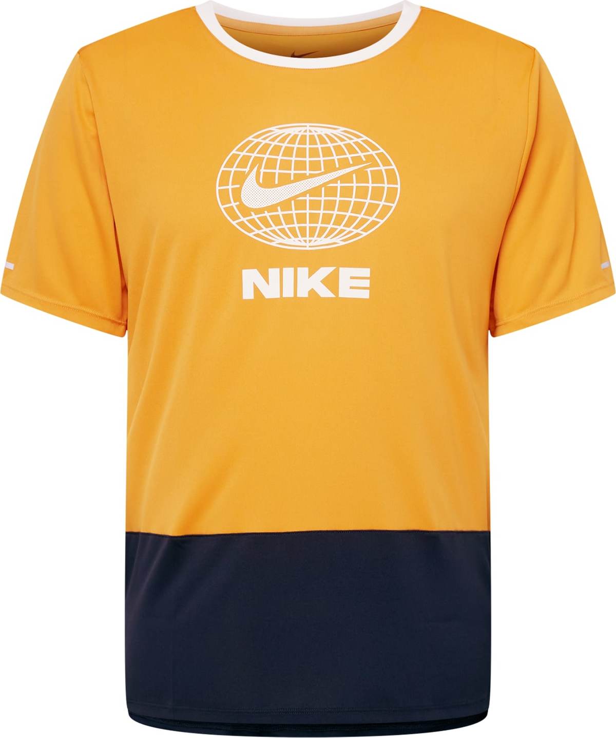 NIKE Funkční tričko námořnická modř / kari / bílá