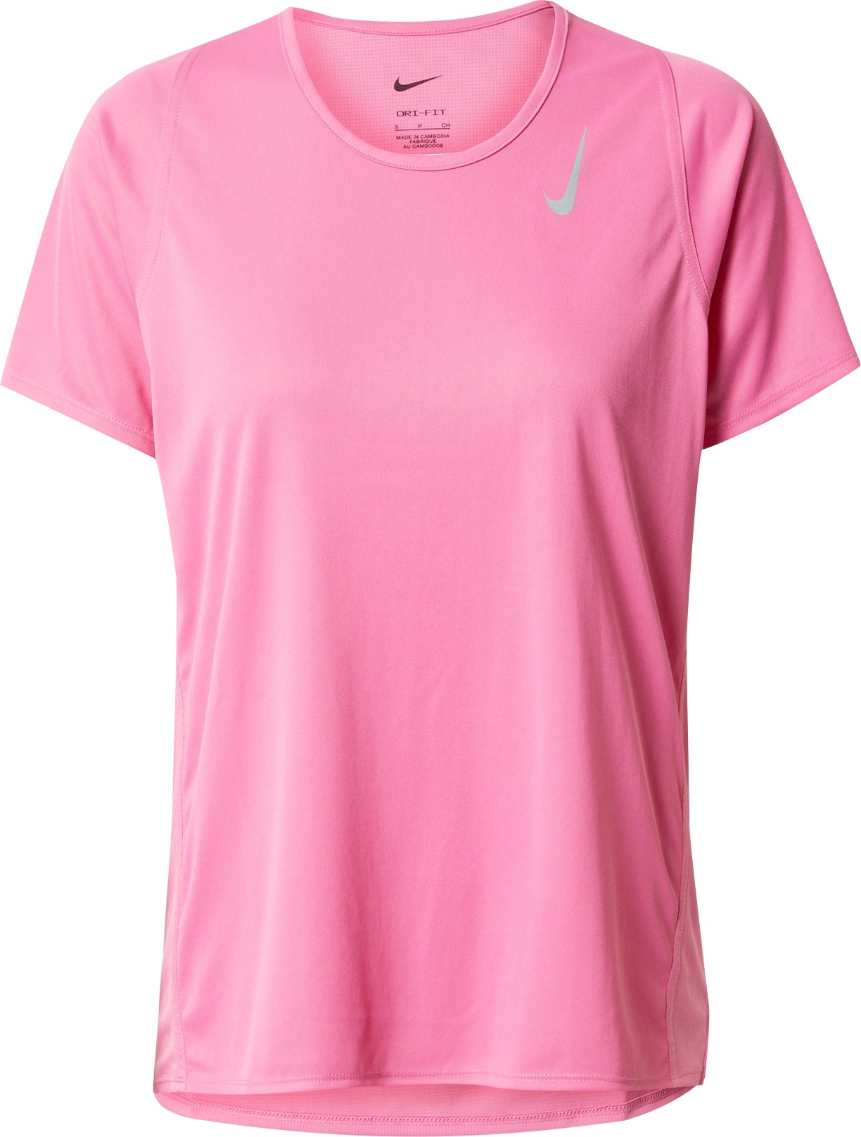 NIKE Funkční tričko šedá / pink