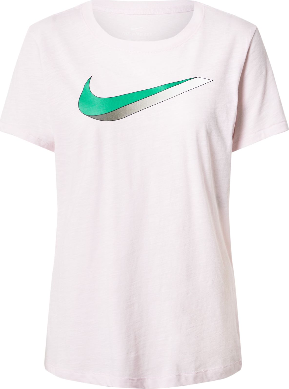 NIKE Funkční tričko smaragdová / růžová / černá / bílá