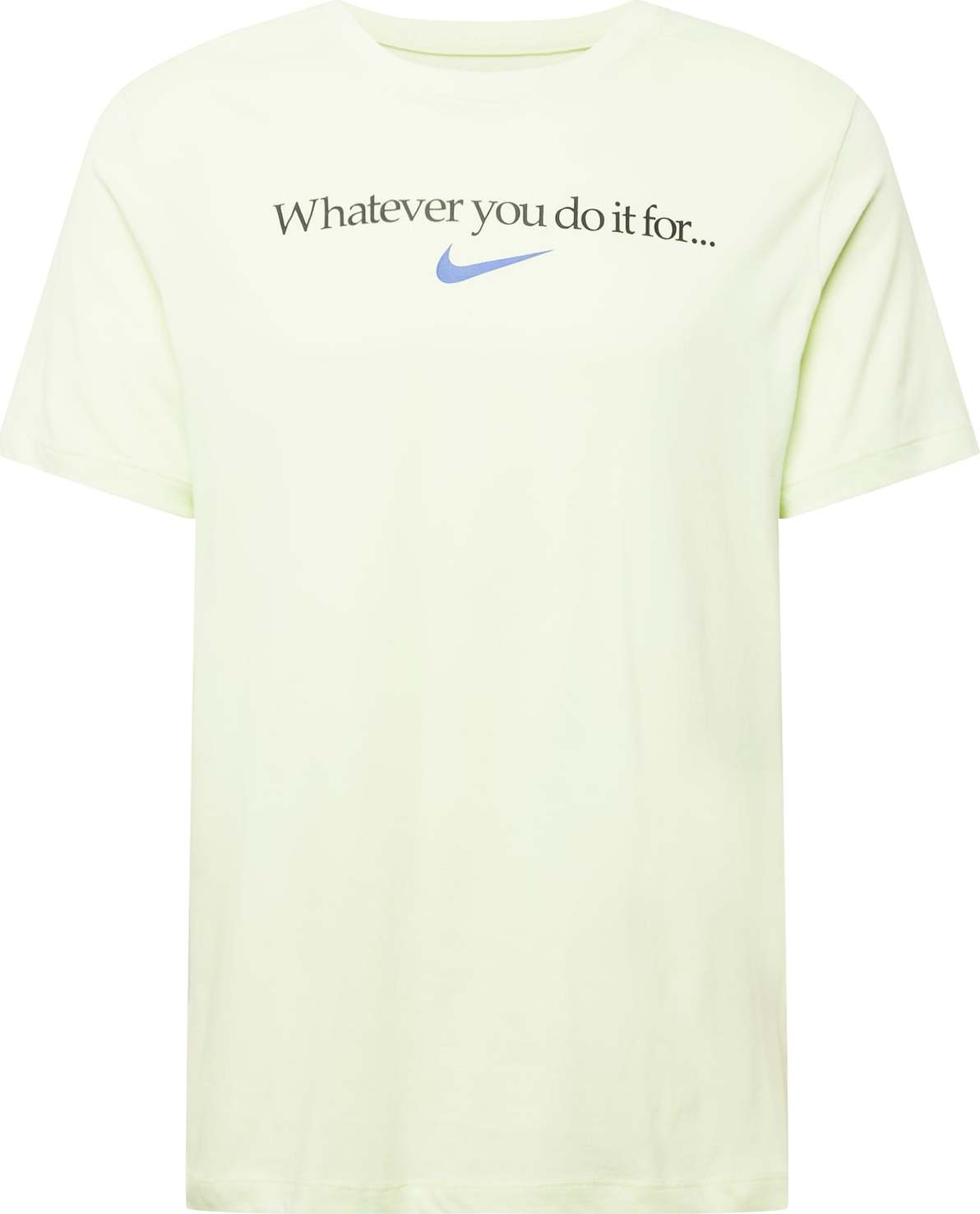 NIKE Funkční tričko tmavě modrá / limetková / černá