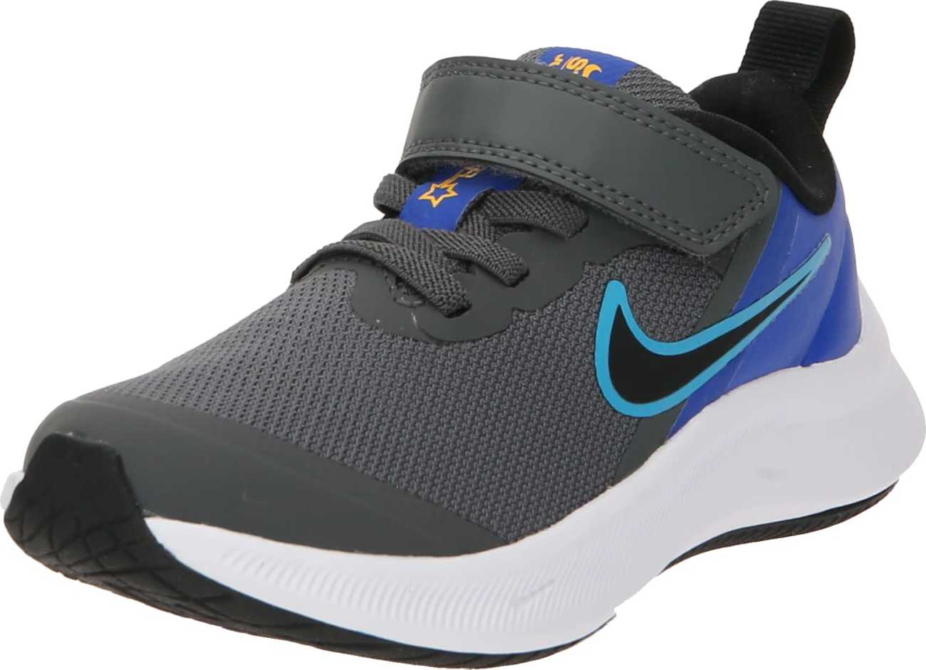 NIKE Tenisky modrá / aqua modrá / tmavě šedá / černá