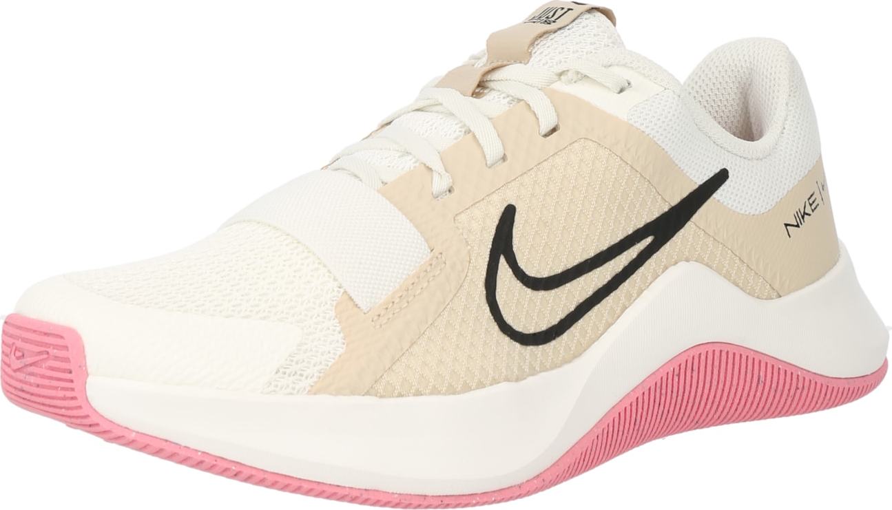 NIKE Sportovní boty písková / černá / přírodní bílá