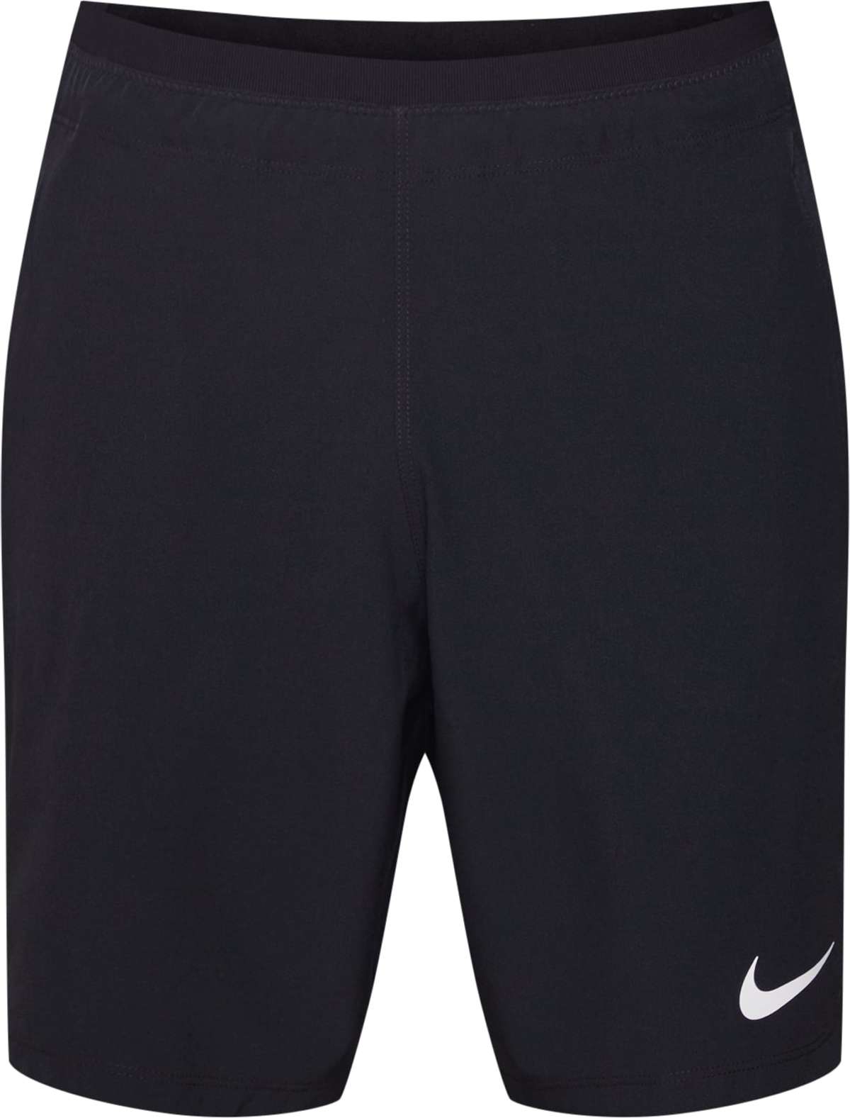 NIKE Sportovní kalhoty černá / bílá