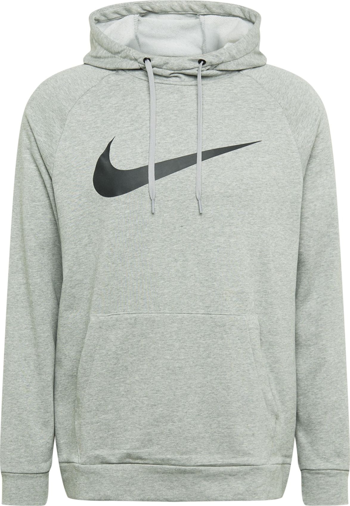 NIKE Sportovní mikina šedý melír / černá