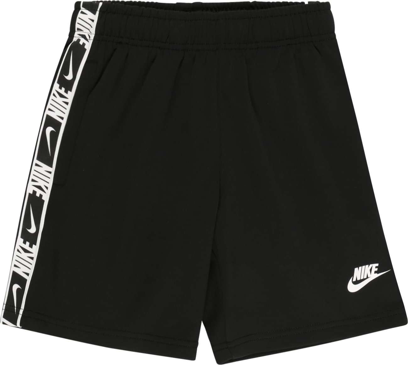 Nike Sportswear Kalhoty černá / bílá