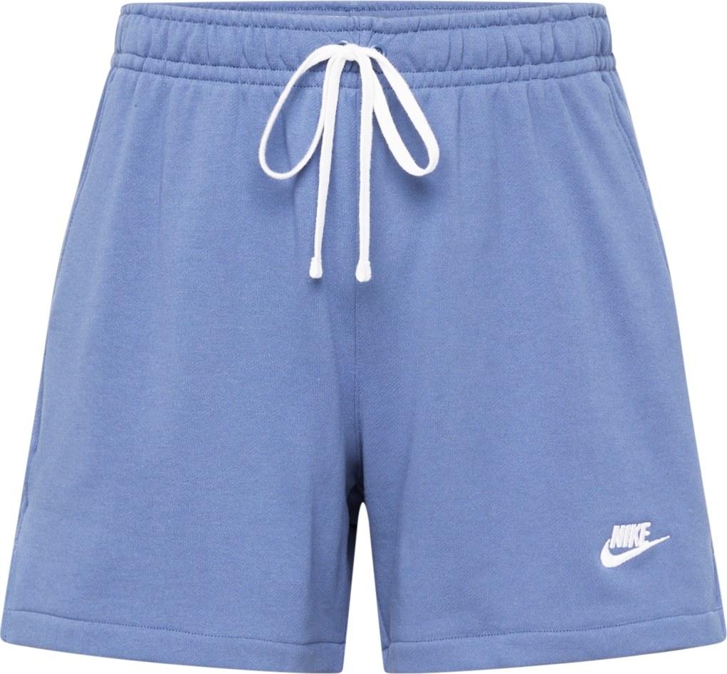 Nike Sportswear Kalhoty modrá / bílá