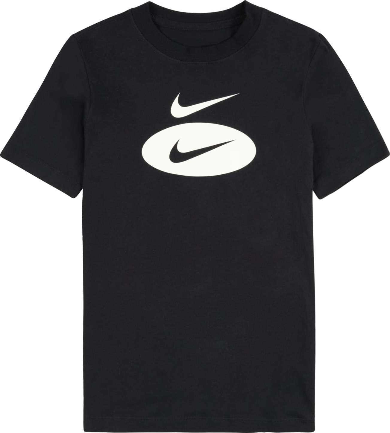 Nike Sportswear Mikina černá / bílá