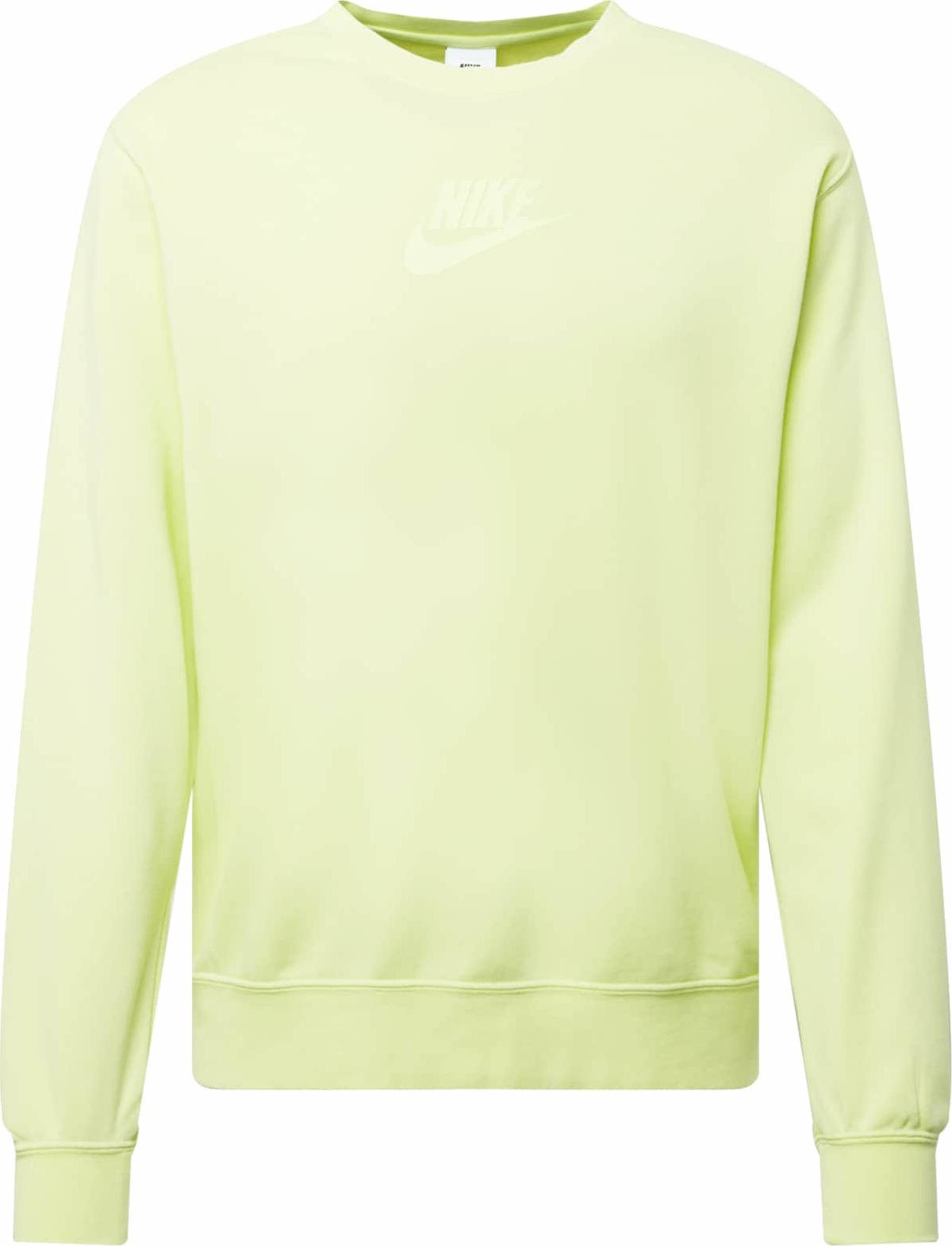 Nike Sportswear Mikina limetková / bílá