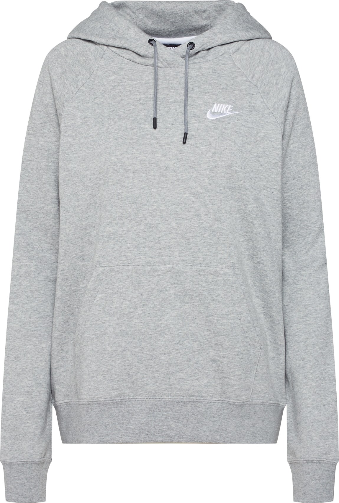 Nike Sportswear Mikina šedý melír / bílá